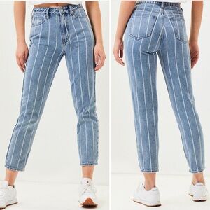 PacSun Window Pane Mom Jeans